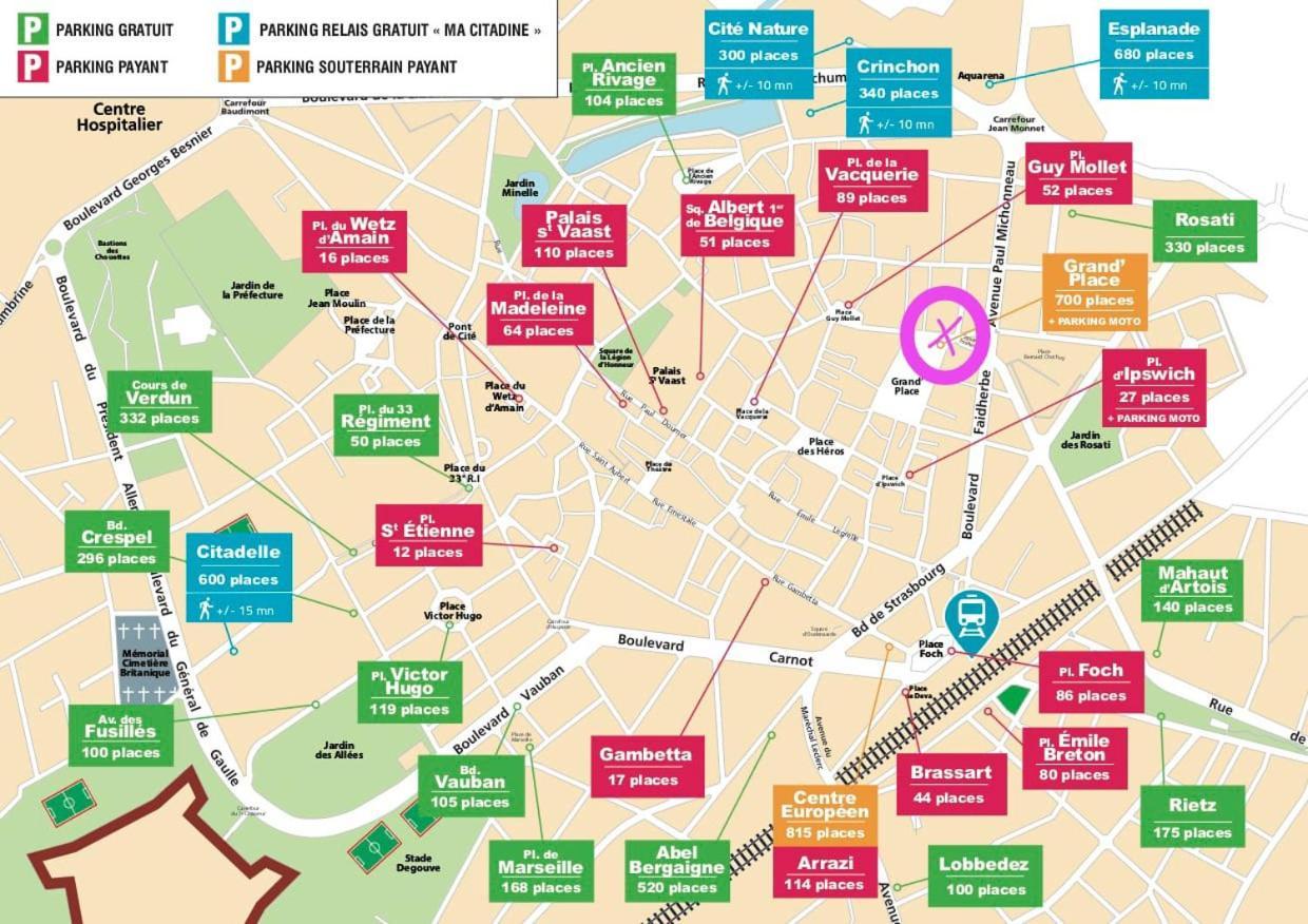 Au Coeur De La Grand Place Arras Zewnętrze zdjęcie